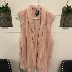Pink Fur Vest